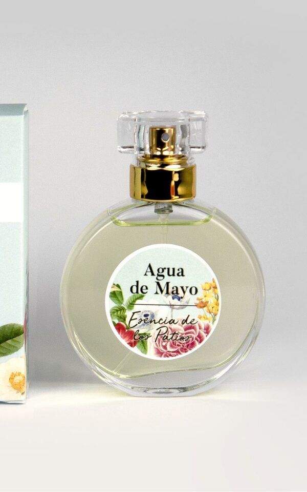 envase de perfume Agua de Mayo de Esencia de los Patios