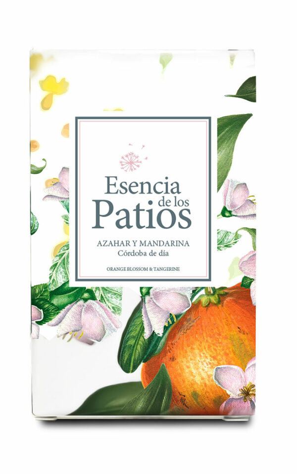 envase del perfume de azahar y mandarina de Esencia de los Patios Córdoba de Día